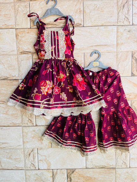 Kurti Sharara Set-S1306