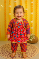 KURTI AFGANI AND JACKET(3 PC)-S56