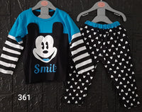 T shirt and pajama set-361