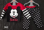 T shirt and pajama set-362
