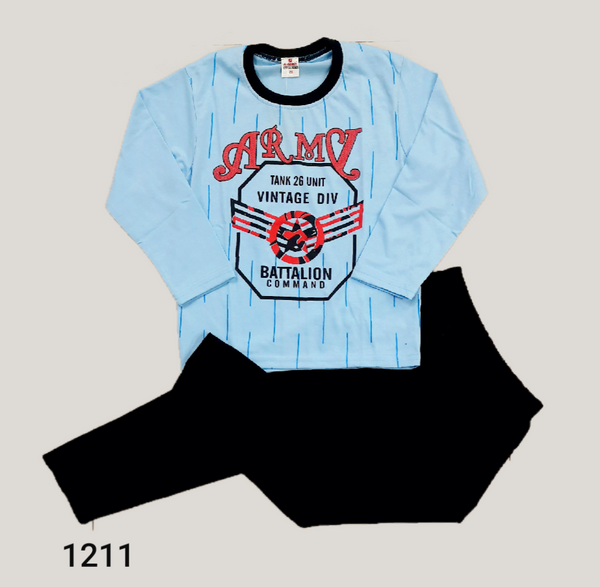 T shirt and pajama set-1211