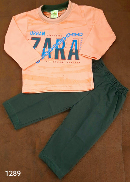 T shirt and pajama set-1289