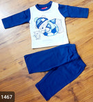 T shirt and pajama set-1467