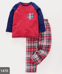 T shirt and pyjama set-1470