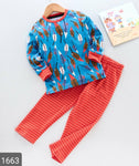 T shirt and pyjama set-1663