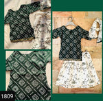 Kurti skirt and dupatta ser-1809