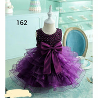 Purple colour party wear-162