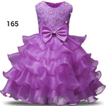 Purple party wear girl frock-165