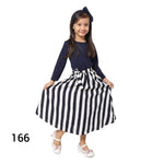 Stylish Black Top And Skirt Set-166