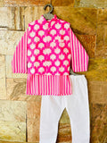 Pink jacket set-S309