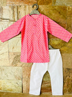 Kurta pajama set pink