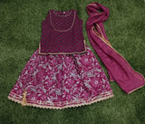 Kurti lehanga and dupatta set-S2071
